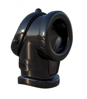 COCK PIPE WITH BALL-STRETCHER BLACK
