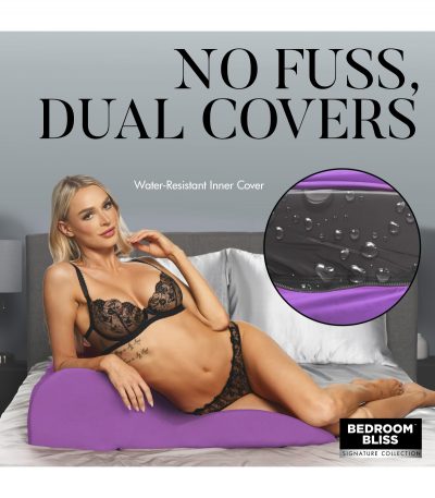 CONTOURED LOVE CUSHION LILAC CUSHION - Imagen 9