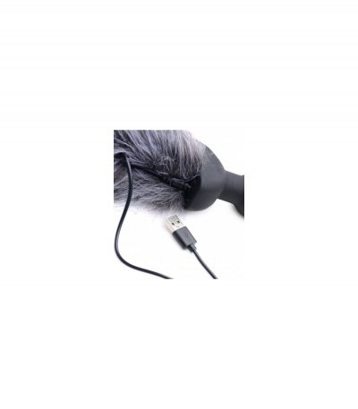GRAY FOX USB VIBRATOR TAIL PLUG WITH REMOTE - Imagen 4