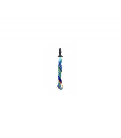 PONY TAIL PLUG RAINBOW SILICONE - Imagen 4