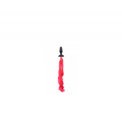 PONY TAIL PLUG SILICONE INTENSE PINK - Imagen 2