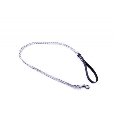 BLACK STEEL LEASH S 105 CM