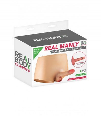 PANTS WITH REALISTIC HOLLOW PENIS SIZE S/M - Imagen 2