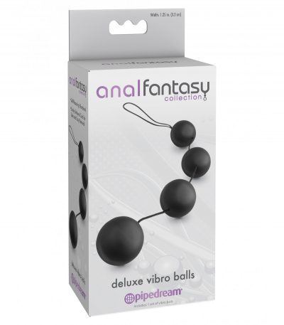 DELUXE VIBRO BALLS BLACK - Imagen 2