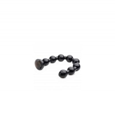 BALL DILDO WITH SUCTION CUP 50"8 CM BLACK - Imagen 4