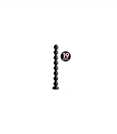 BALL DILDO WITH SUCTION CUP 50"8 CM BLACK