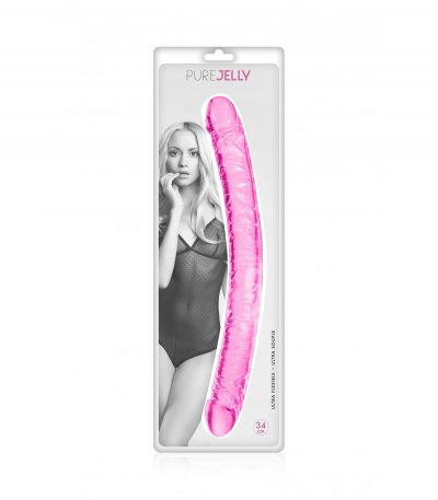 PINK DOUBLE DILDO 34 CM - Imagen 3
