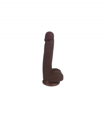 FINE DILDO WITH CHOCOLATE TESTICLES EASY RIDERS 17'80 CM
