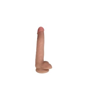 FINE DILDO WITH FLESH TESTICLES EASY RIDERS 20'30 CM