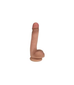 FINE DILDO WITH FLESH TESTICLES EASY RIDERS 17'80 CM
