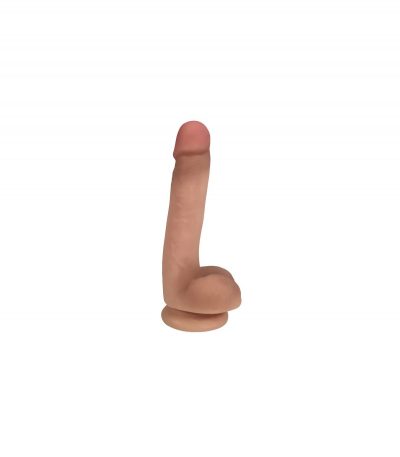 FINE DILDO WITH FLESH TESTICLES EASY RIDERS 17'80 CM