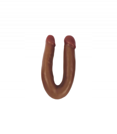 DOUBLE FINE DILDO THINZ CHOCOLATE 33 CM