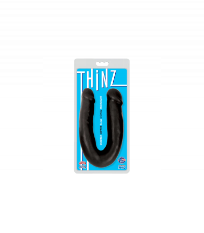 FINE DOUBLE THINZ BLACK DILDO 33 CM - Imagen 2