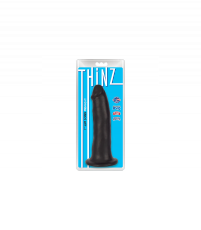 FINE THINZ BLACK DILDO 17'80 CM - Imagen 2
