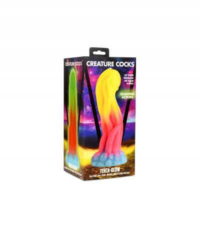 TENTA PHOSPHORESCENT SILICONE DILDO - Imagen 2