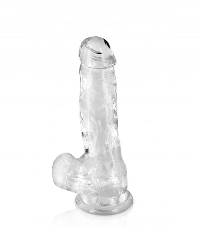DILDO JELLY M CLEAR 17"5 CM - Imagen 3