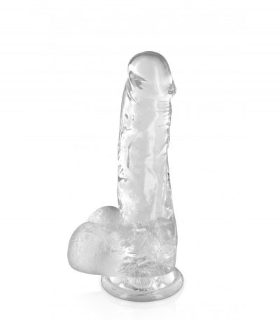 DILDO JELLY M CLEAR 17"5 CM