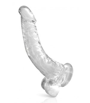 CLEAR JELLY XL DILDO 22 CM