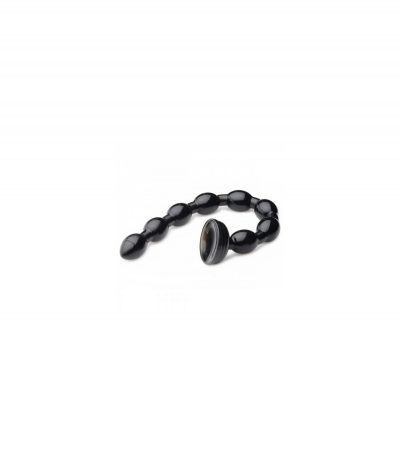 WAVE DILDO WITH SUCTION CUP 50"8 CM BLACK - Imagen 2