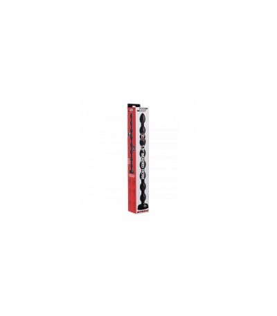 WAVE DILDO WITH SUCTION CUP 50"8 CM BLACK - Imagen 4