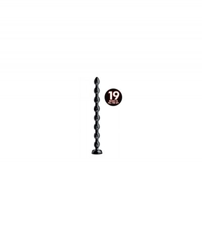 WAVE DILDO WITH SUCTION CUP 50"8 CM BLACK