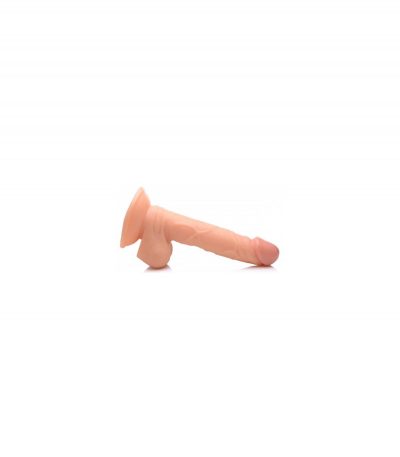 REALISTIC DILDO W/ TESTICLES 16'5 CM FLESH - Imagen 4