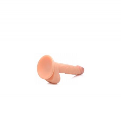 REALISTIC DILDO W/ TESTICLES 16'5 CM FLESH - Imagen 5
