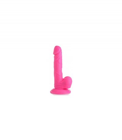 REALISTIC DILDO W/ TESTICLES 16'5 CM PINK
