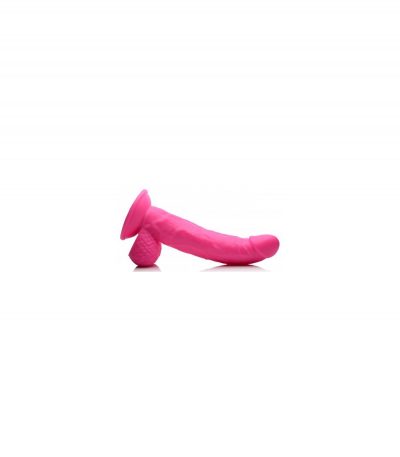 REALISTIC DILDO W/ TESTICLES 19 CM PINK - Imagen 4