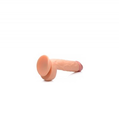 REALISTIC DILDO W/ TESTICLES 21 CM FLESH - Imagen 5