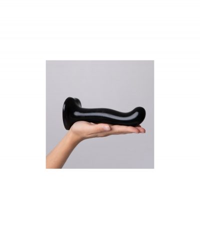 SILICONE DILDO POINT STIMULATOR P/G BLACK S - Imagen 3