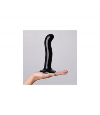 SILICONE DILDO POINT STIMULATOR P/G BLACK S - Imagen 4