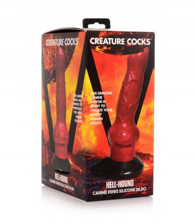 HELL-HOUND CANINE SILICONE DILDO 19 CM X 6 CM - Imagen 3