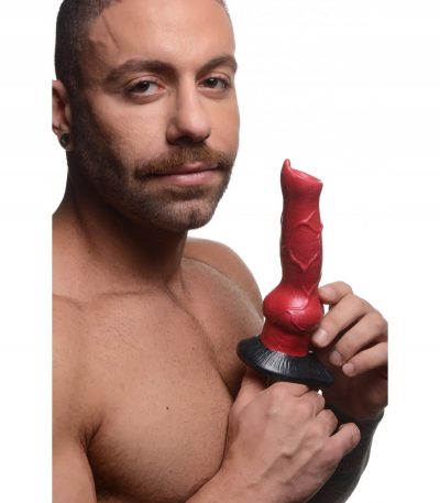 HELL-HOUND CANINE SILICONE DILDO 19 CM X 6 CM - Imagen 4