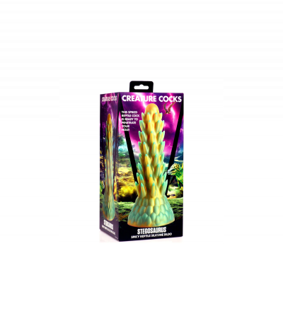 STEGOSAURUS SPIKY REPTILE SILICONE DILDO - Imagen 2