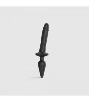 DILDO SWTICH PLUG-IN REALISTIC BLACK L