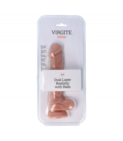 DUAL LAYER REALISTIC 20CM WITH BALLS R23 - Imagen 2