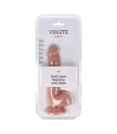DUAL LAYER REALISTIC WITH BALLS 20CM R28 - Imagen 2