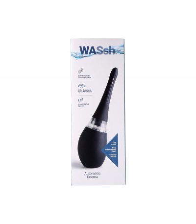 BLACK ANAL CLEANING ENEMA USB 300 ML - Imagen 2