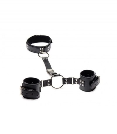 HANDCUFFS WITH BLACK COLLAR - Imagen 2