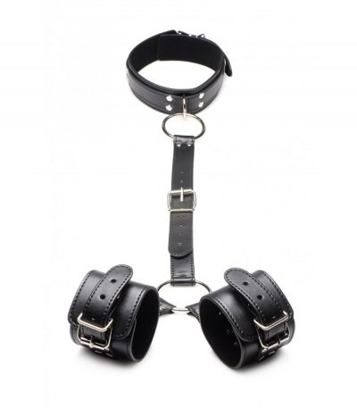 HANDCUFFS WITH BLACK COLLAR - Imagen 3