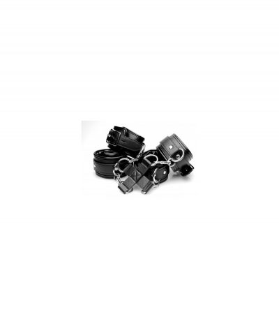 BLACK HOG-TIE HANDCUFFS - Imagen 5