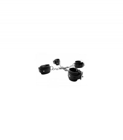 BLACK HOG-TIE HANDCUFFS
