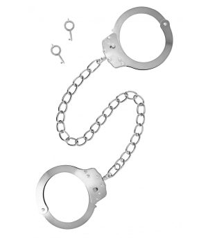 METAL HANDCUFFS WITH LONG CHAIN