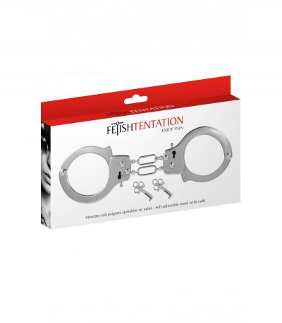 SHORT METAL HANDCUFFS FOR BEGINNERS - Imagen 2