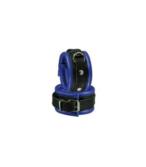 ANKLE CUFFS 5 CM BLUE/BLACK