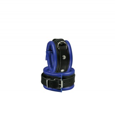 ANKLE CUFFS 5 CM BLUE/BLACK