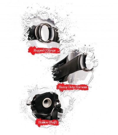 EXTREME HOLLOW STRAP-ON BLACK - Imagen 3
