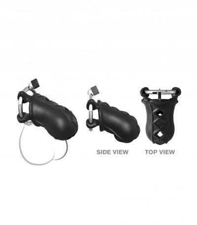 EXTREME SILICONE COCK BLOCKER BLACK - Imagen 7