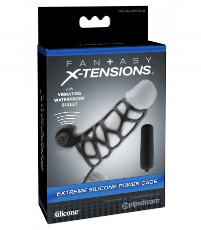 EXTREME SILICONE POWER CAGE BLACK - Imagen 2